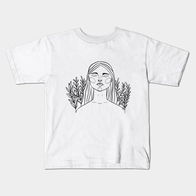 A Mother Kids T-Shirt by The Immaculate Witch